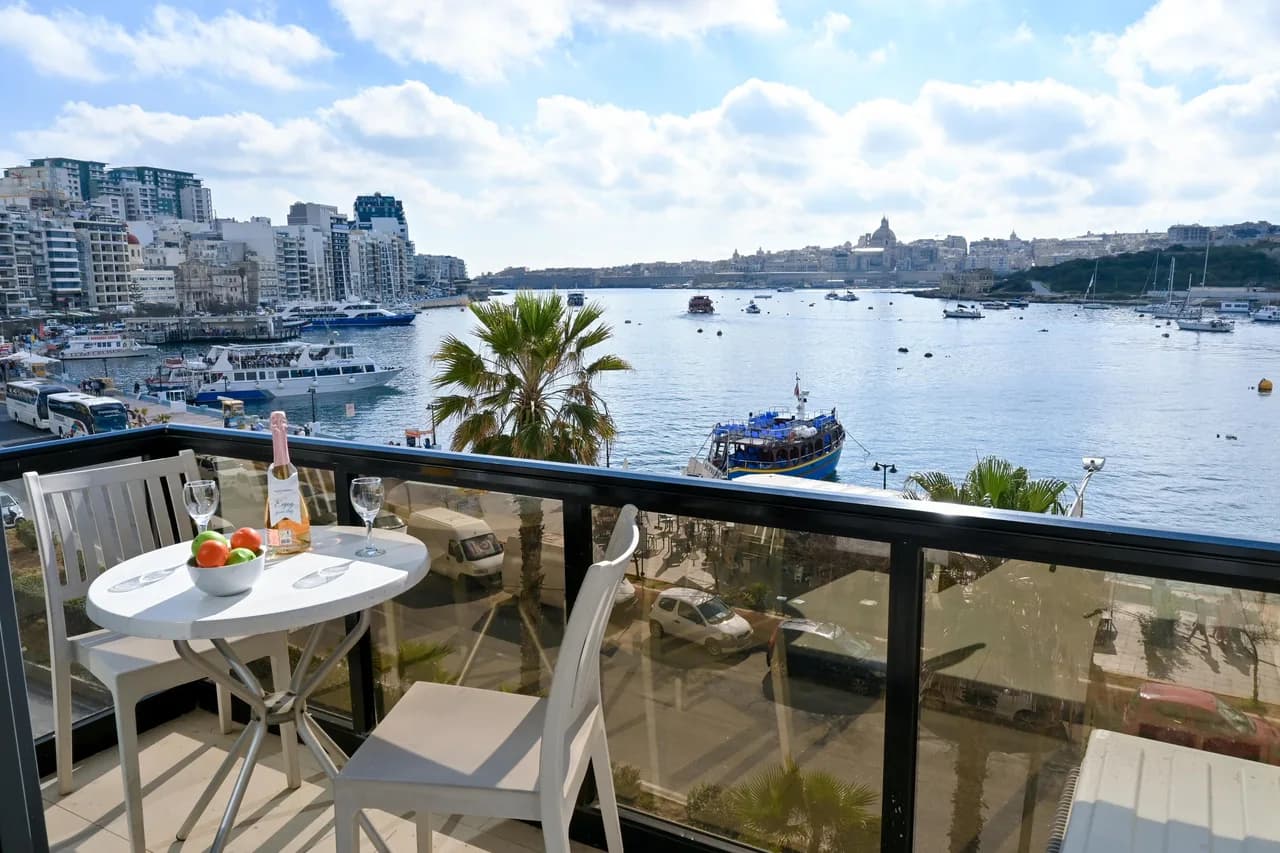 A Sunny Seaview In Central Sliema
