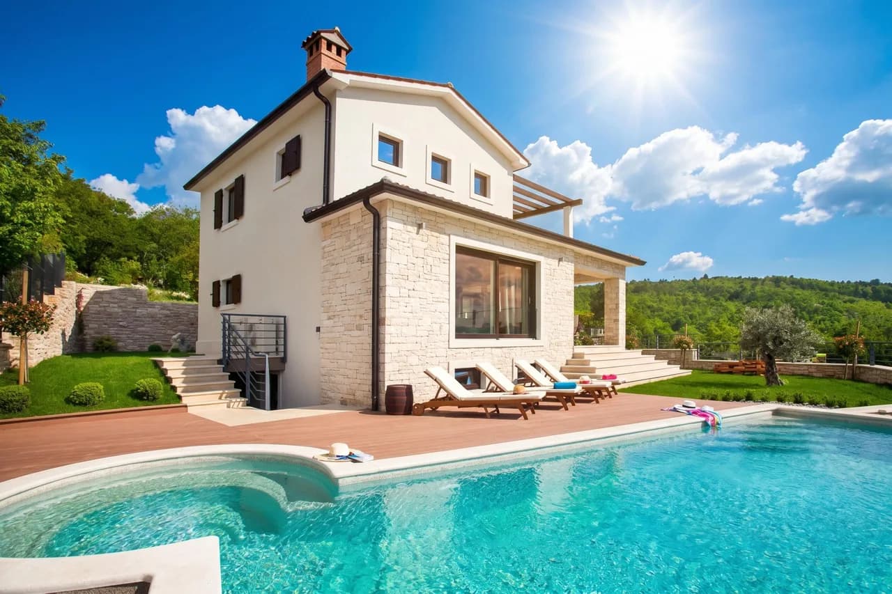 Pool Villa with Panoramic Sea View in Labin photo 2