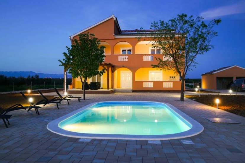 Secluded Pool Villa Sofija near Zadar