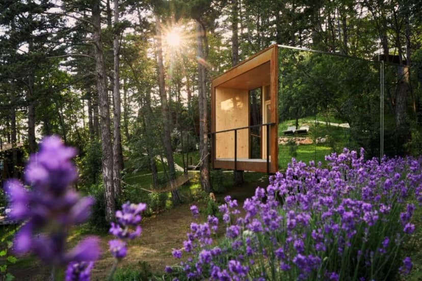 Theodosius Glamping Reader's Nest & Hot Tub