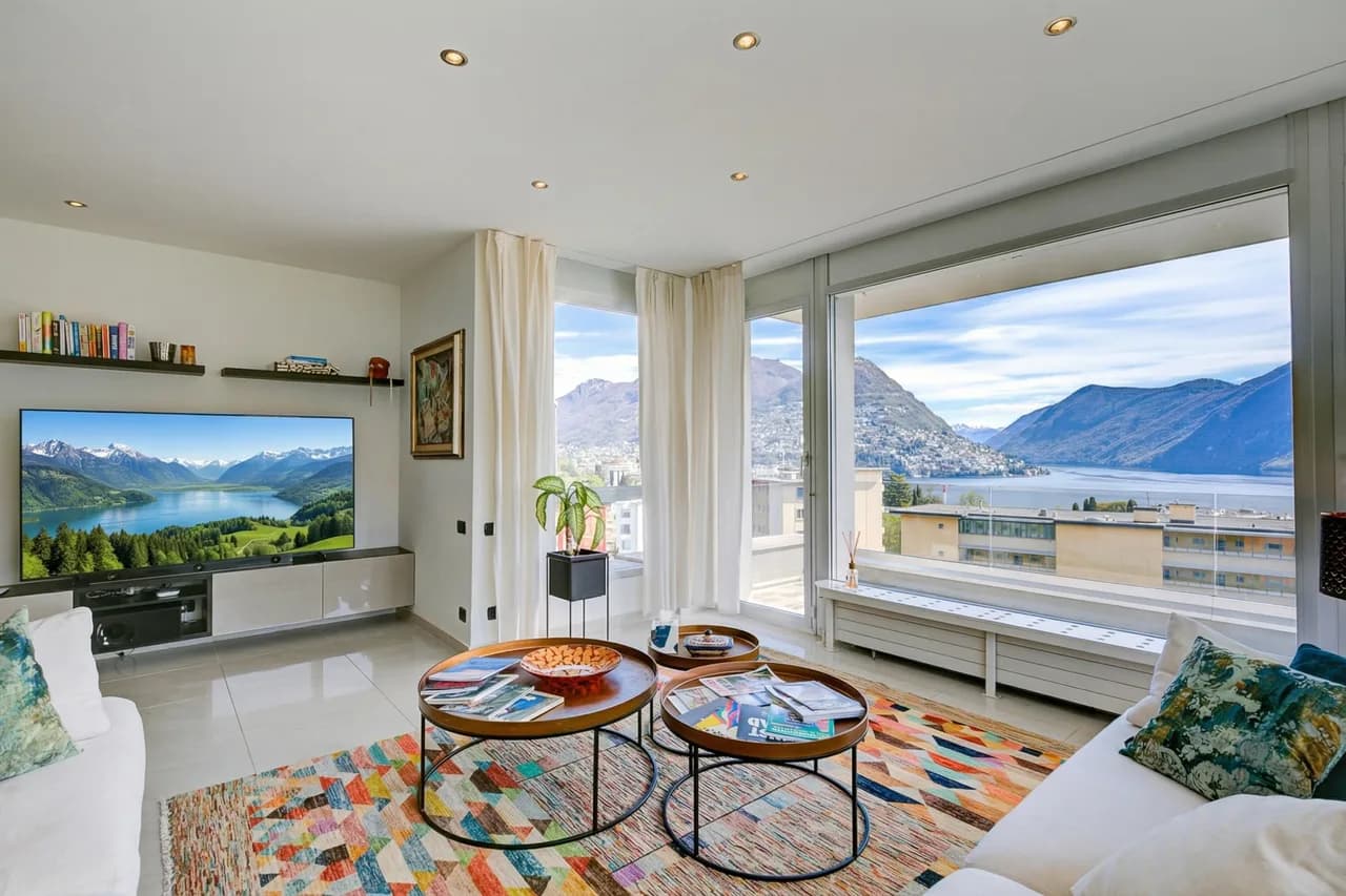 Panoramic Loft Apartment in Lugano, Ticino, Switzerland photo 2