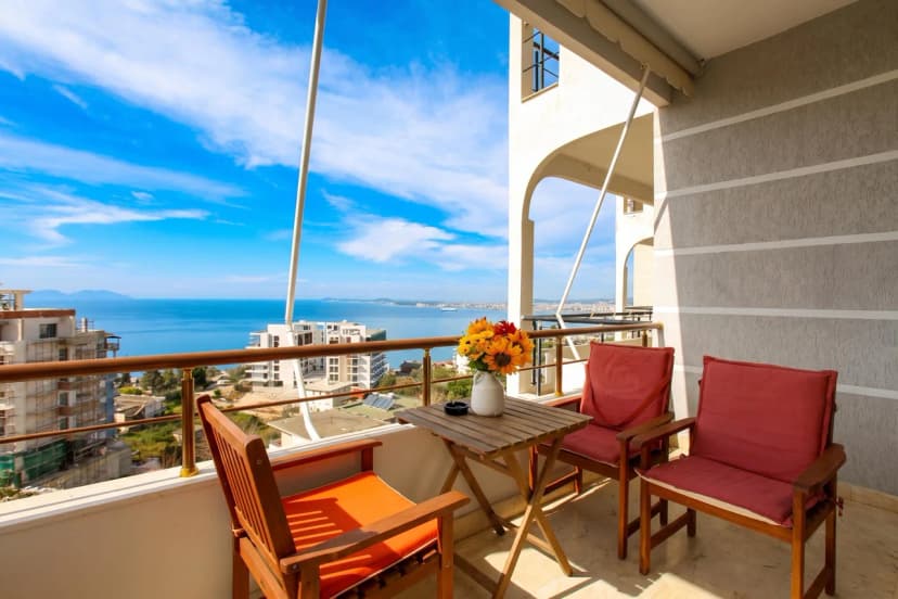 Vlora Sunset Apartment /w Balcony & Sea View
