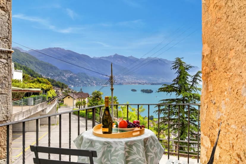 Casa Berta Brissago 2 with Balcony for Six