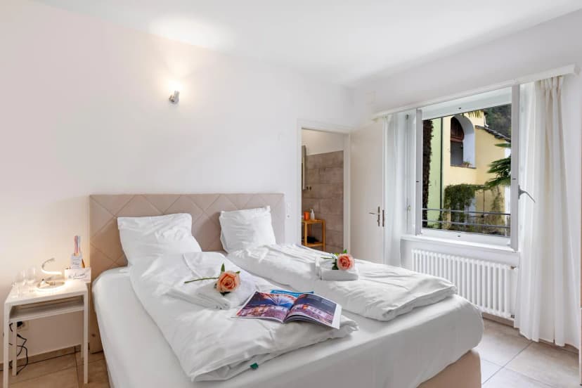 Serenata Room 4 - Cavigliano Studio with Terrace for 2