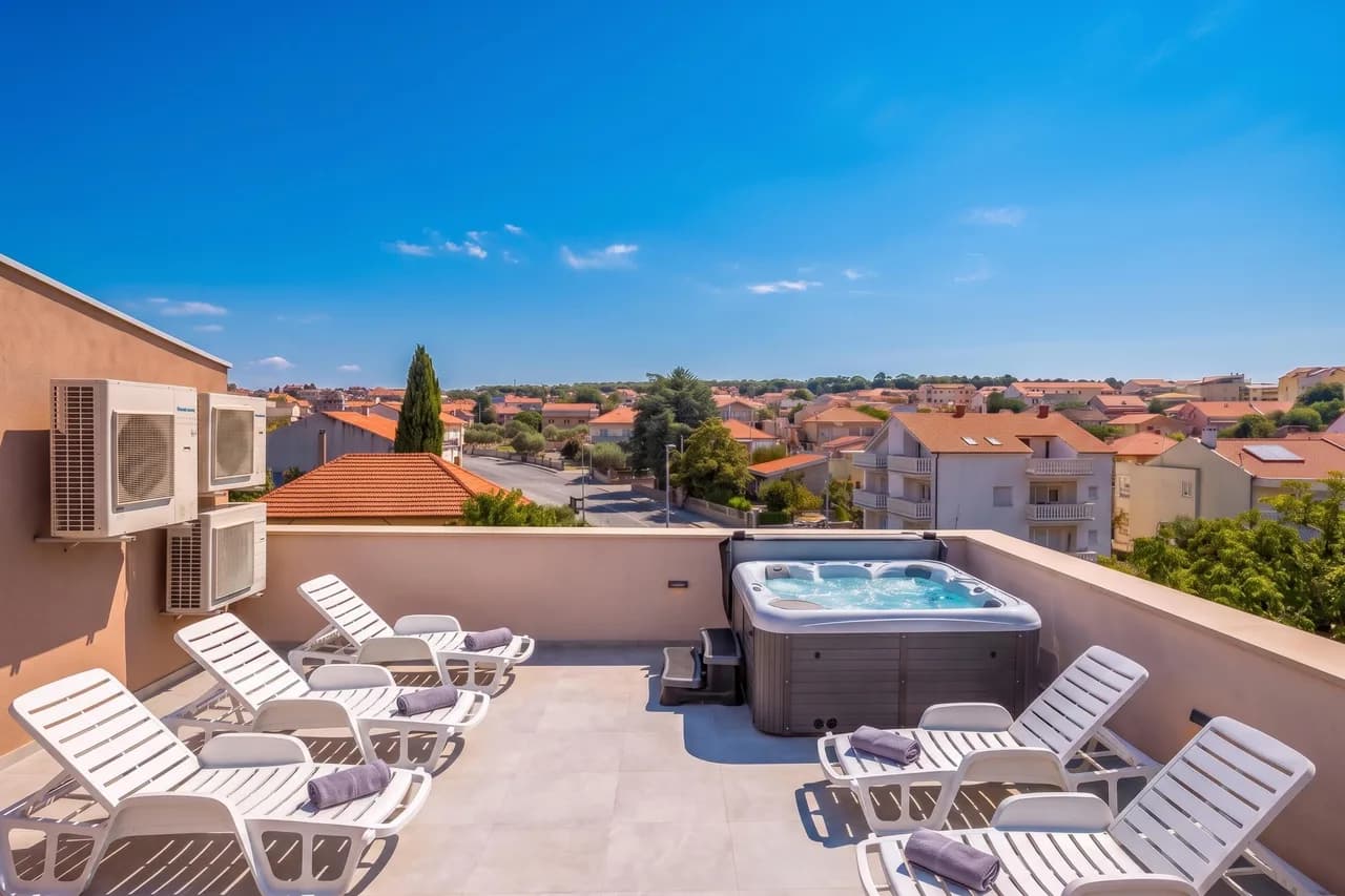 Rooftop Terrace Apartment in Zadar