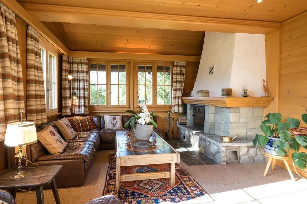 Gstaad Duplex Flat - Amazing Lake Chalet with pond photo 5