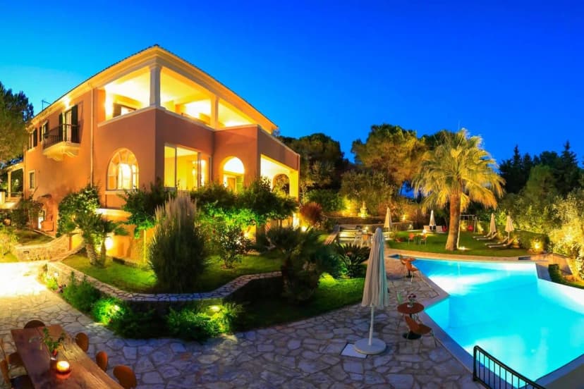 Dream Luxury Villa in Kommeno with pool & garden