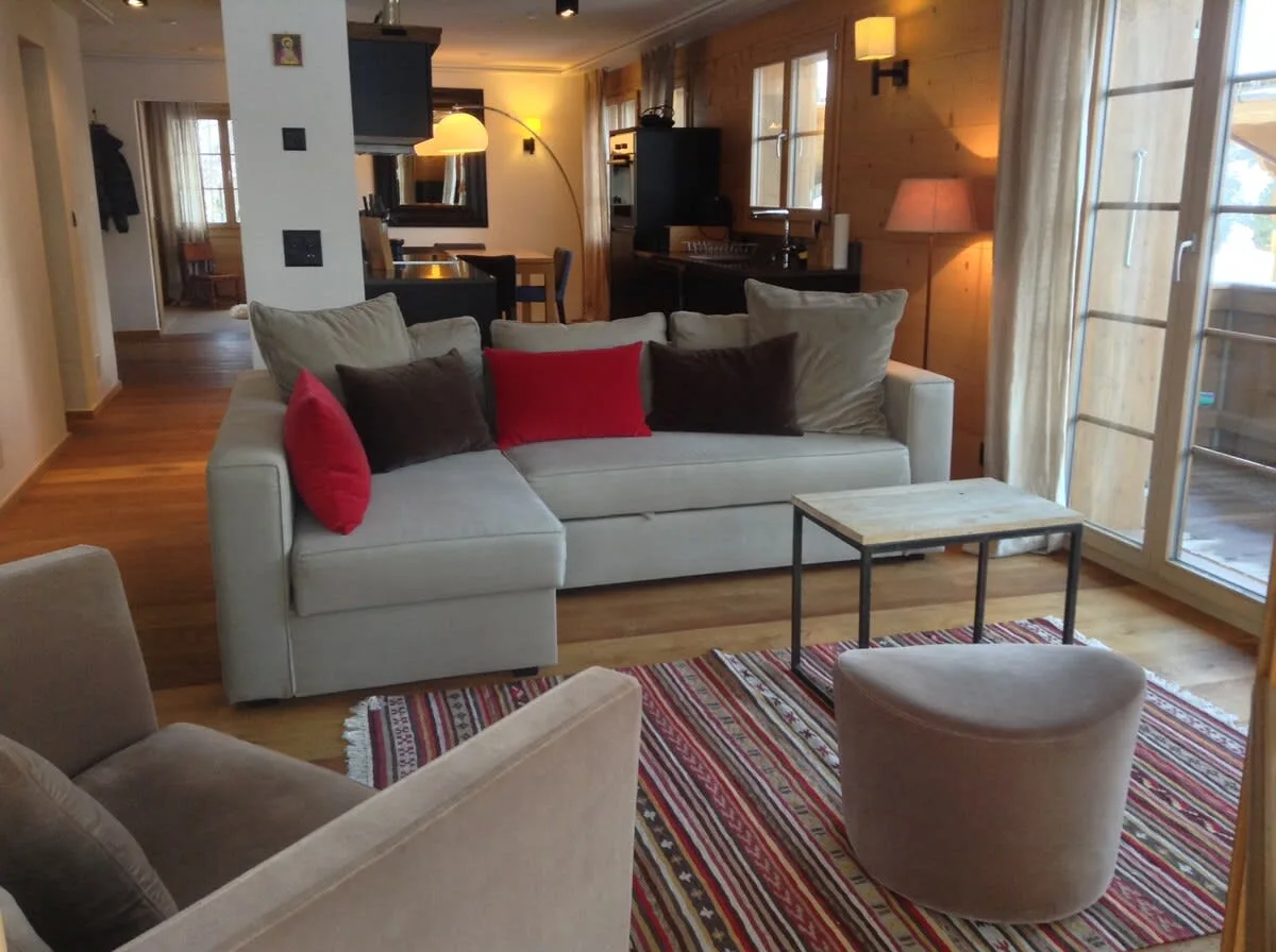 Designed flat Right next to the slopes and village