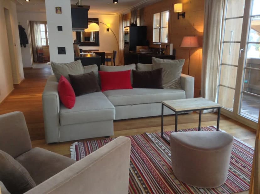 Designed flat Right next to the slopes and village