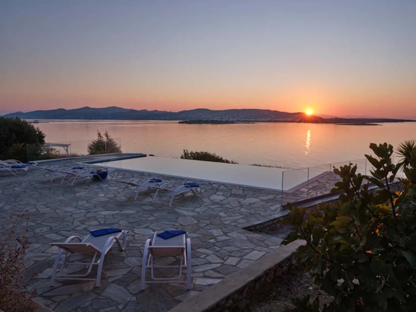 Sea view from every window villa in paros