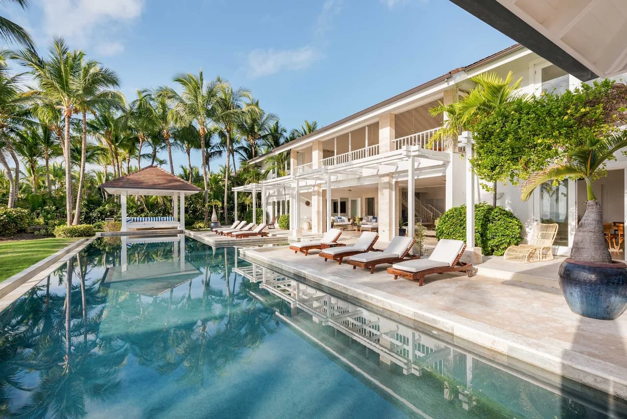 Oceanfront Five-Bedroom Villa in Punta Cana