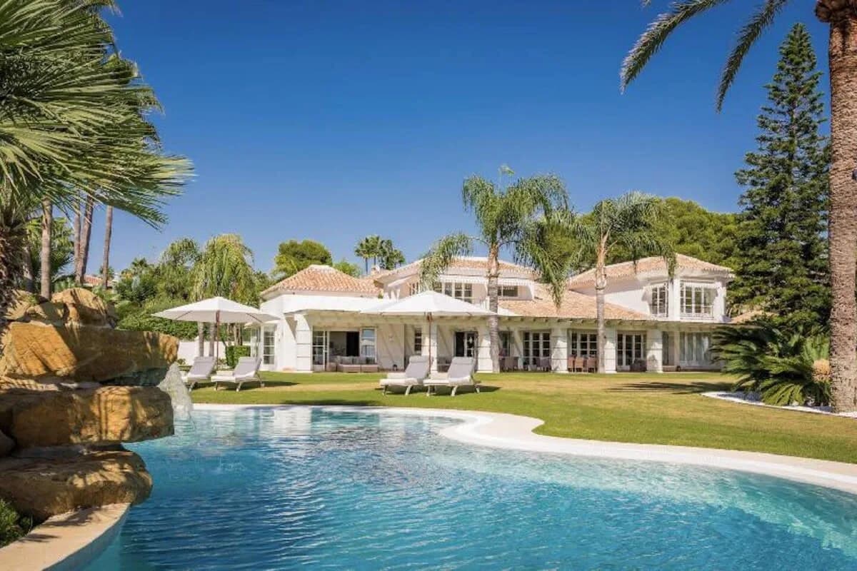 Marvelous Beachfront Mansion in Los Monteros