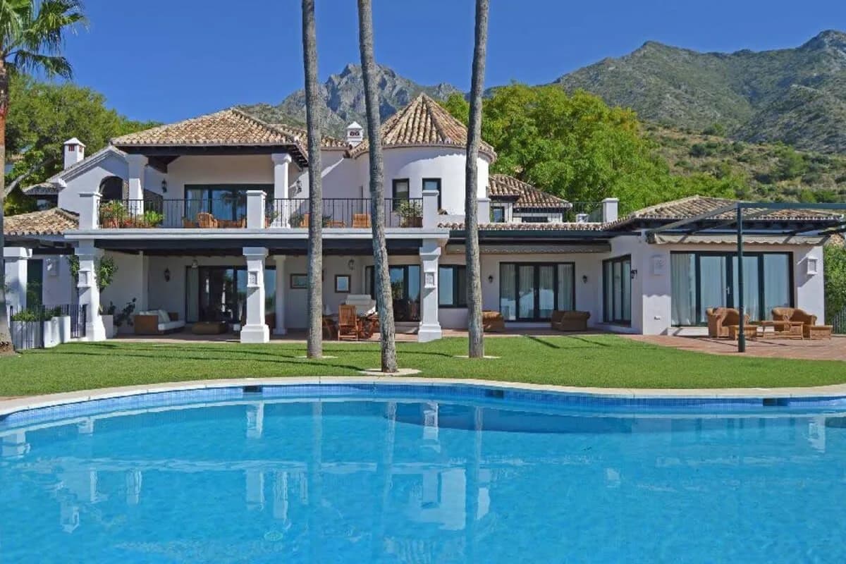 Mountain Side Villa with Mediterranean Coast View