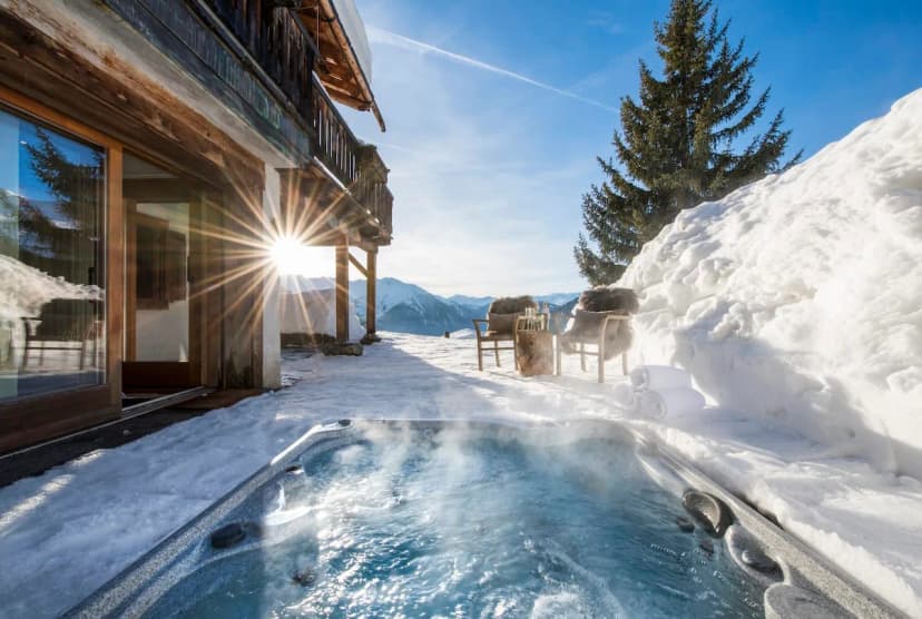Luxury Chalet with Hot Tub and Views