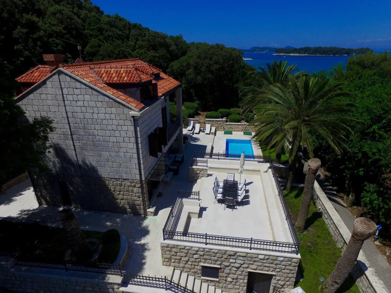 Inviting Villa On Beach Line with Luscious Garden