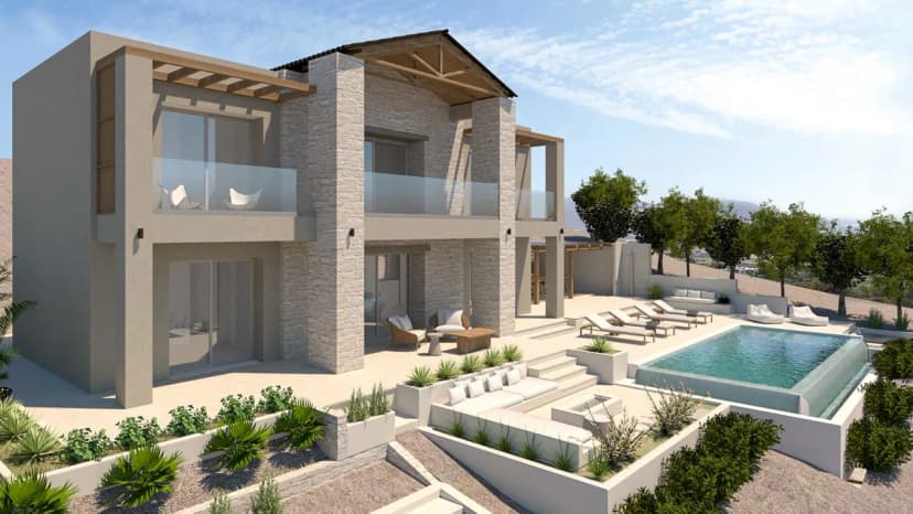 Fancy Modern Villa on Beachfront