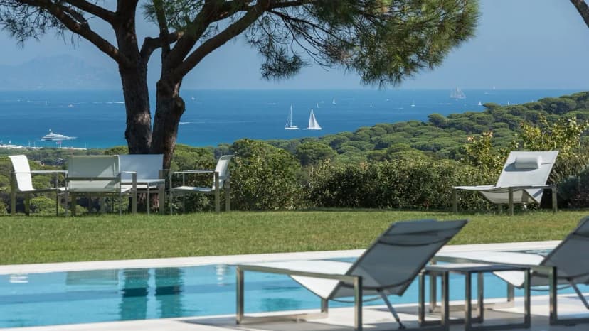 Classical St. Tropez Villa with Relaxing Sea Views