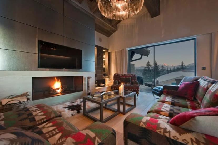 Oriental Inspired Chalet in the Mountains