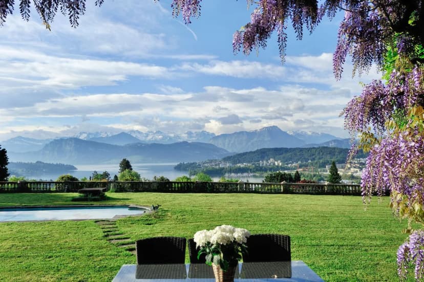 Swiss Luxurious Holiday Villa with Mountains View