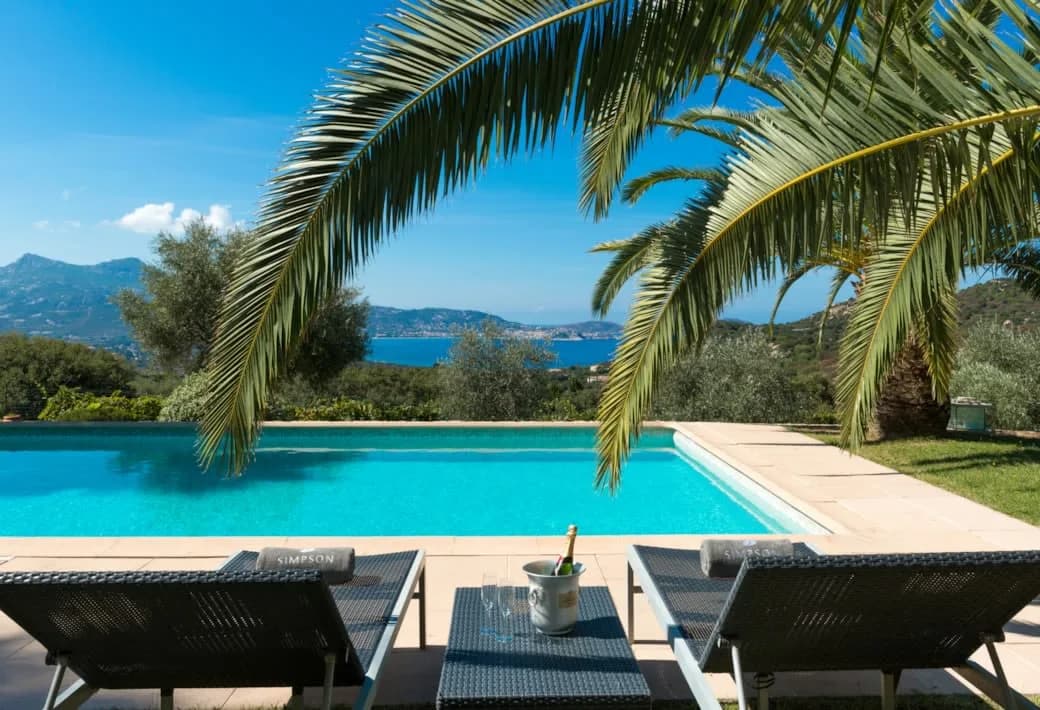 Elegant Palms Villa with Sea Views Near Calvi photo 5