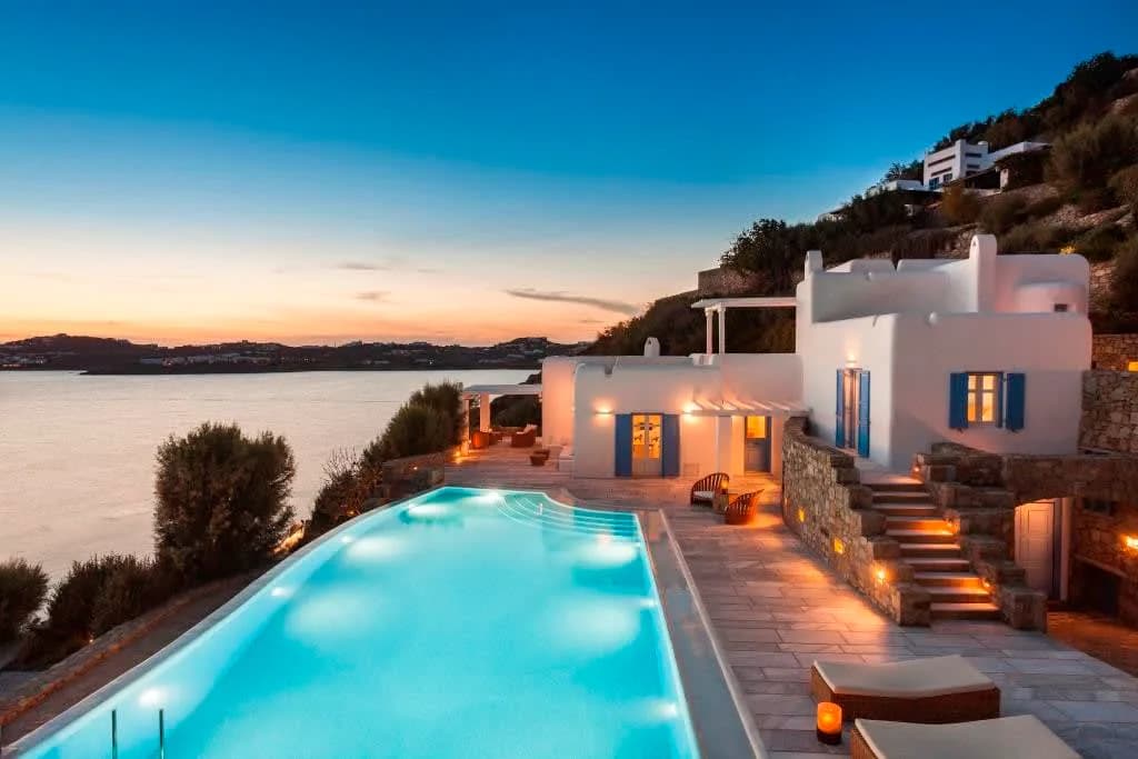 Mykonos Luxury Villa with Seafront Panorama photo 2