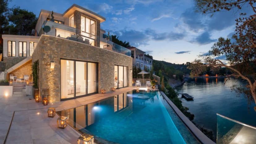 Miraculous Brac villa with winery and gym