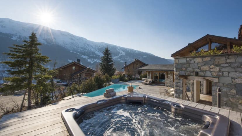 Incredible Posh 6 BR Chalet in Meribel's Center