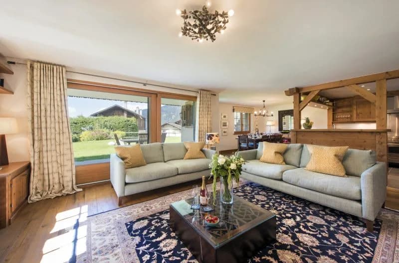 Garden Flat in Bagnes for 8 Guests