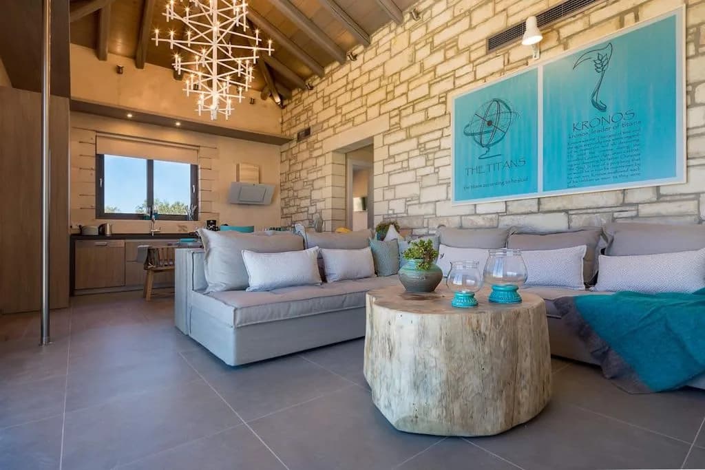 Deluxe Cosmos Glimpse Villa Over Souda Bay photo 2