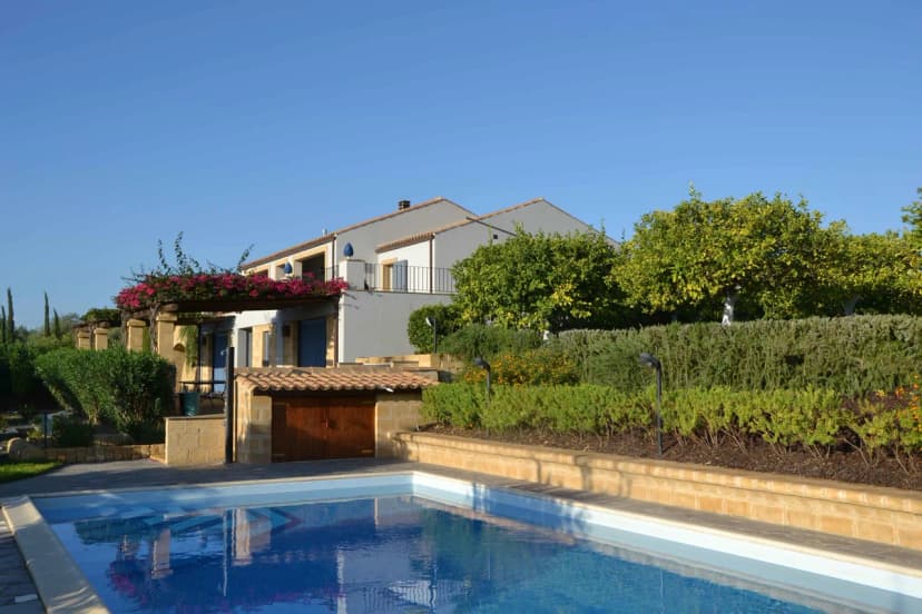 Impressive Villa With Inviting Pool And Lush Garden