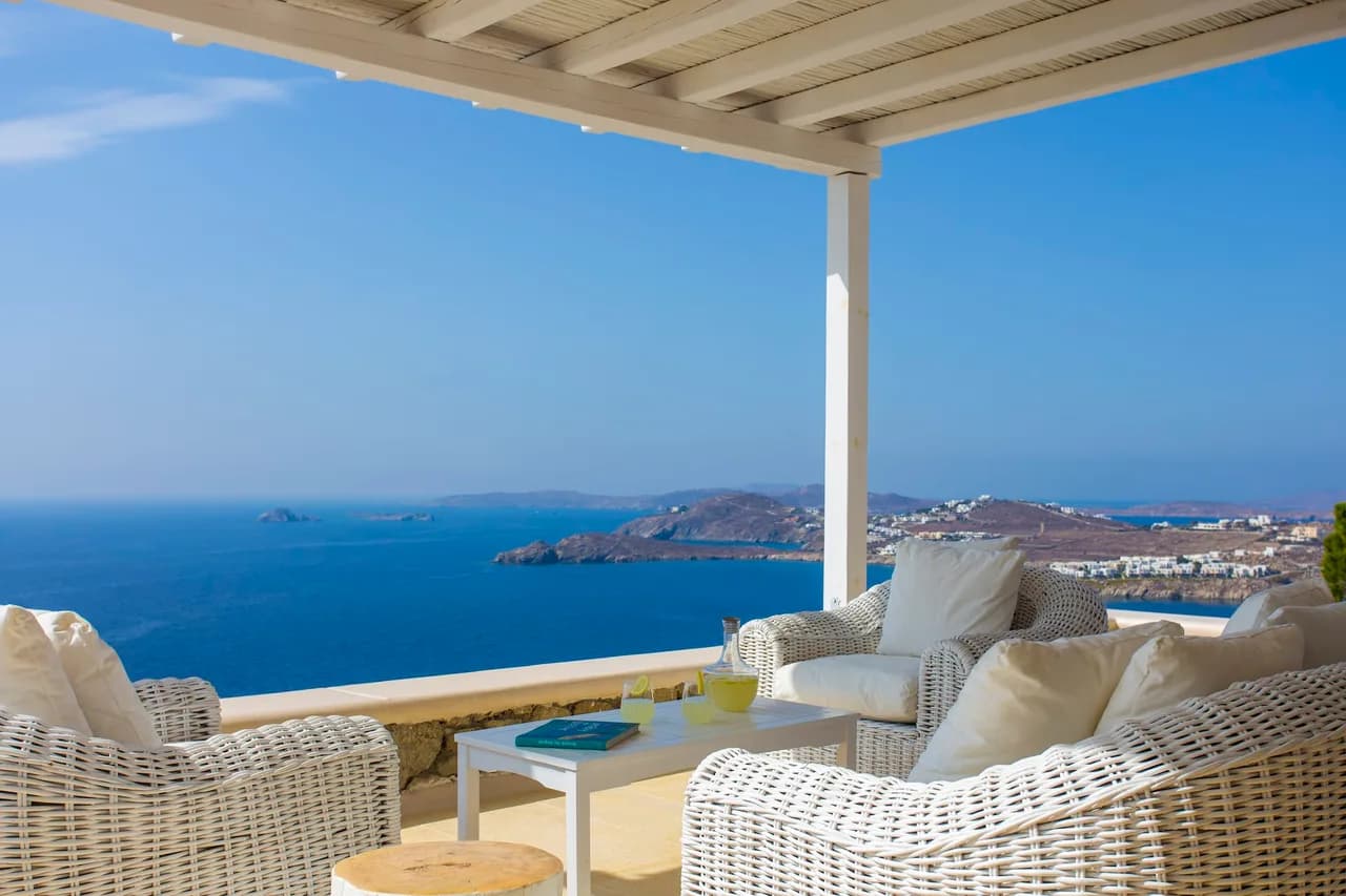 Mykonos Gem Villa with Heated Jacuzzi photo 5