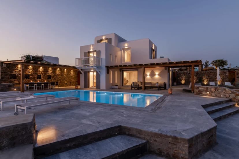 Luxury Peninsula Villa with Garden of Olive Trees