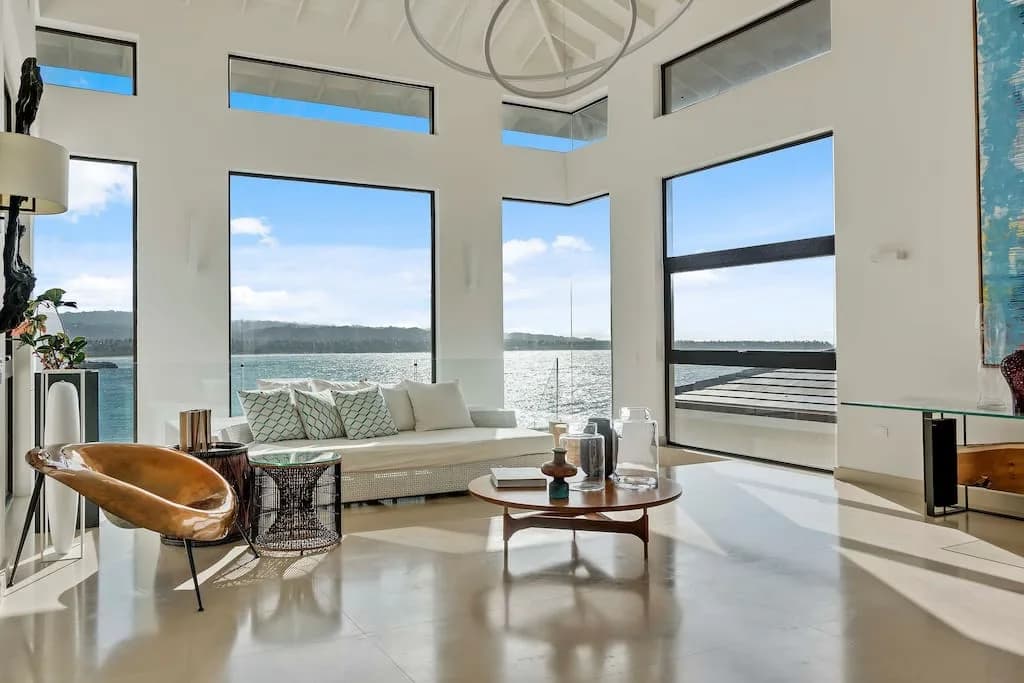Oceanfront Five-Bedroom Beach House in Samana
