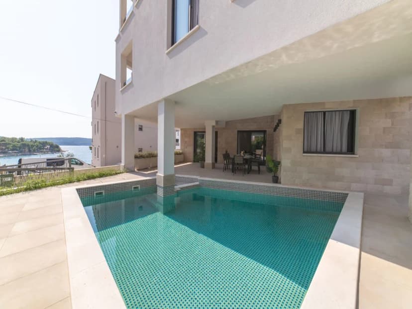 Modern Beachfront Villa With Pool And Gym