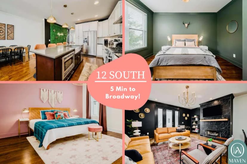 Downtown - 12 South｜Rooftop Deck｜4 bdrm / 3 Kings!
