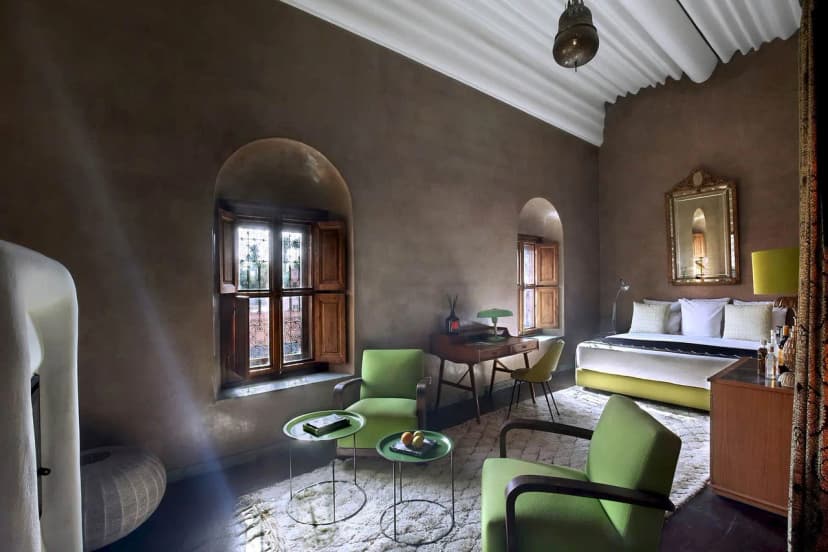 Large Room With Hand Stitched Egyptian Linen