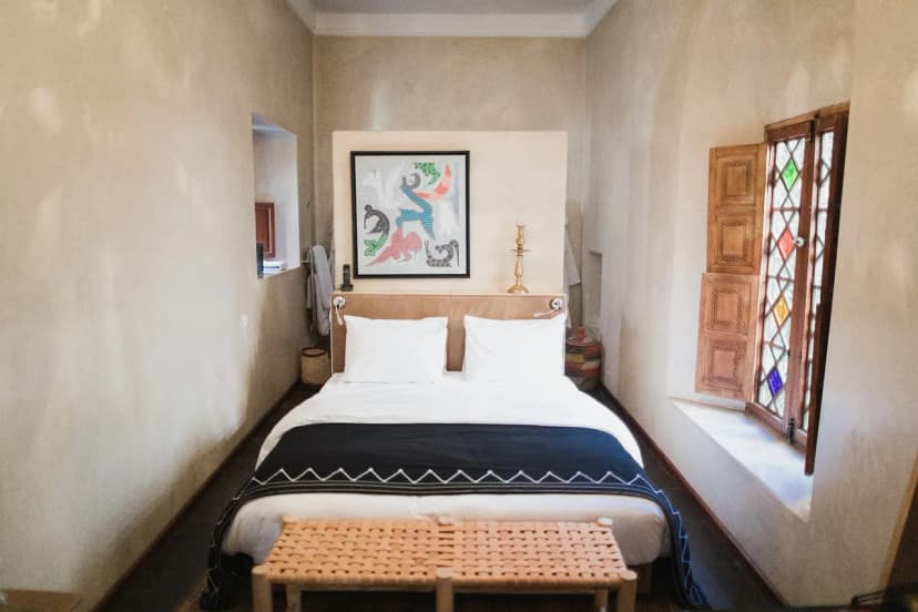Perfect Room With Emerald Tiled Courtyard