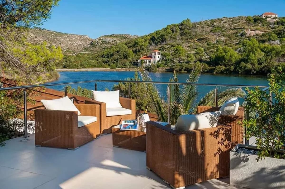 Modern Adriatic Sea View Villa With Table Tennis photo 2