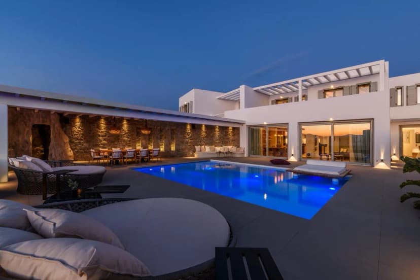 Divine Designer Villa with Deep Blue Pool