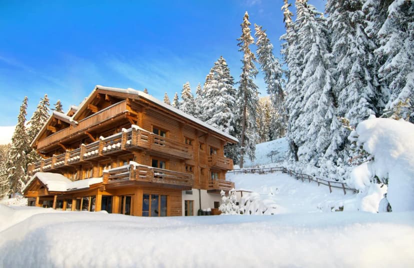 A DREAMY CHALET RETREAT PERCHED ON THE MOUNTAINSIDE ABOVE VERBIER