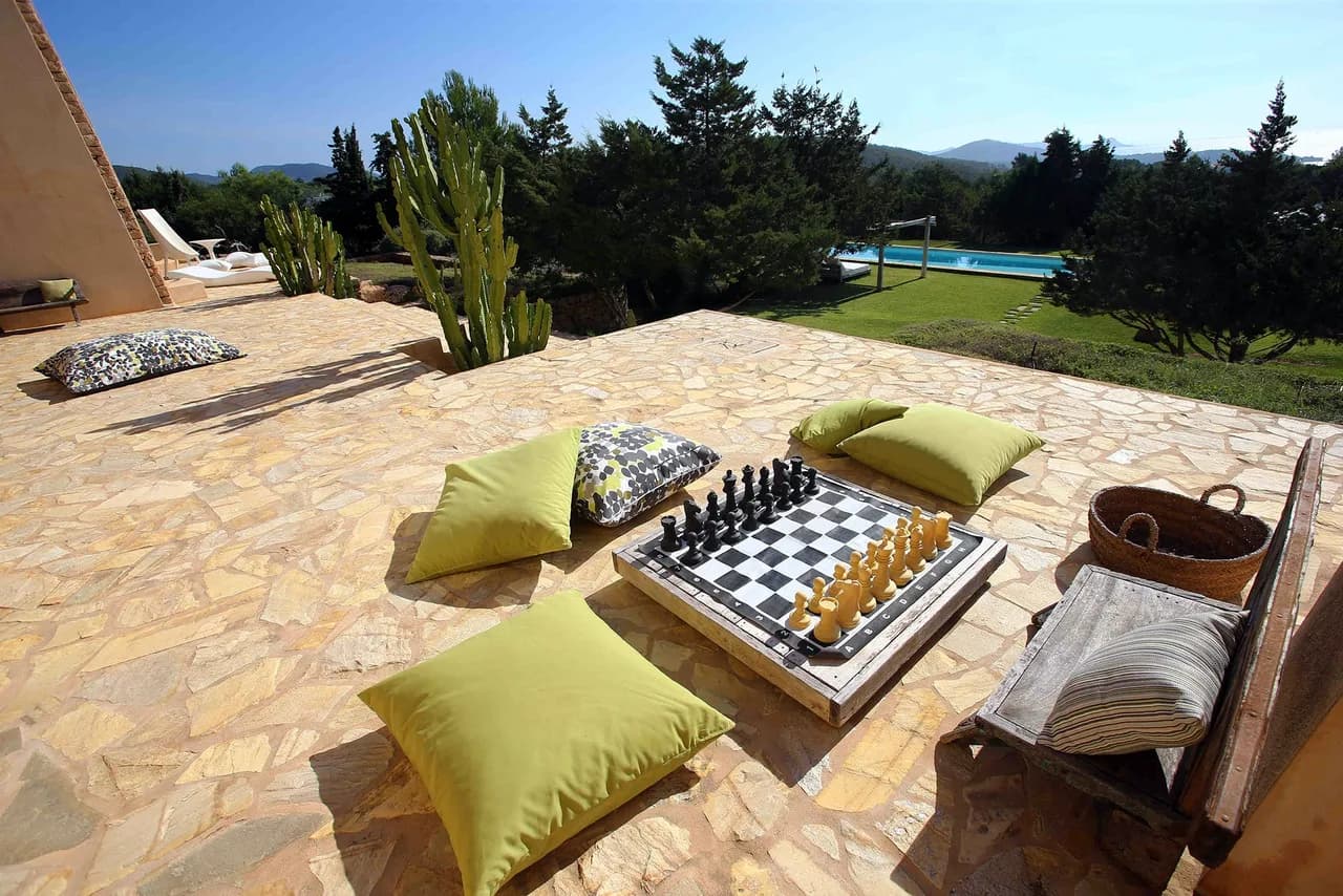 A modernist fortress with bohemian interior in a fantastic Es Cubells location photo 5