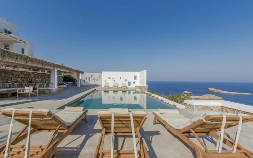 Stunning Villa Situated On A Hillside Above Agios Sostis Beach