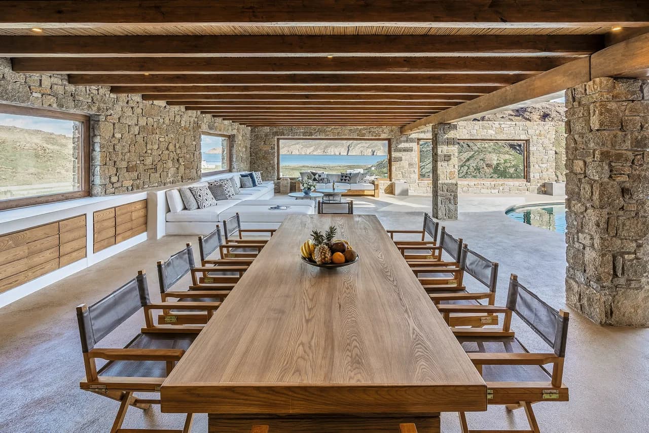 Minimalistic design with unobstructed views of the stunning Panormos Beach photo 2