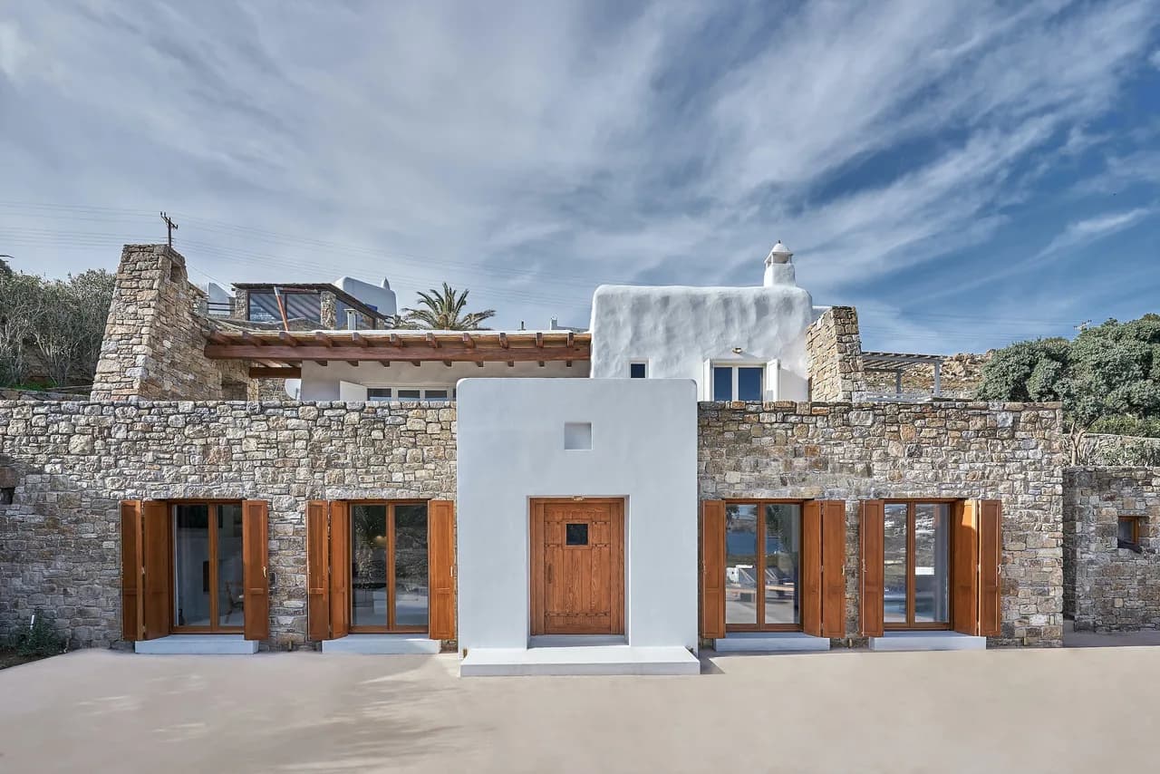 Minimalistic design with unobstructed views of the stunning Panormos Beach photo 3