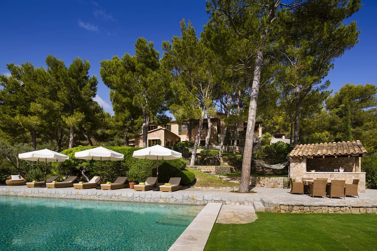 This Five Bedroom Villa is Located Along a Track Above the Coastline in Banyalbufar photo 2