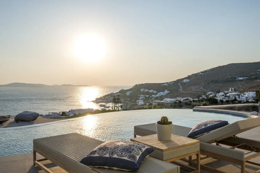 Beautiful Property Offering Excellent Views to Delos Island and the Sunsets Over the Bay