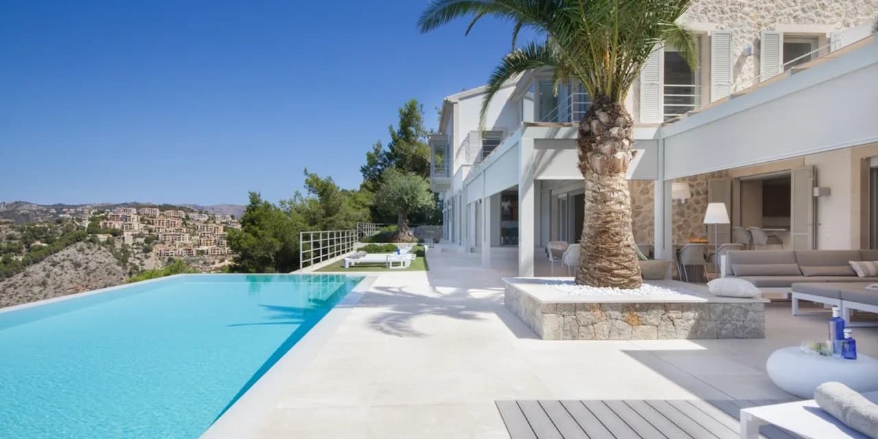 The stunning sunset villa is located on a beautiful plot on the slopes of the Cala Llamp photo 5