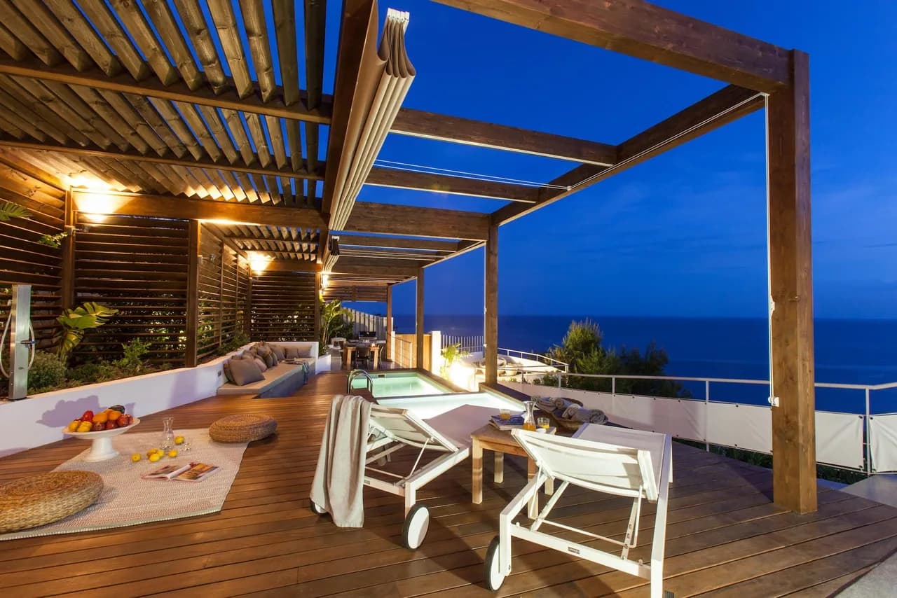 Beautiful contemporary villa with gorgeous views across the crystalline clear waters of Es Cubells photo 5