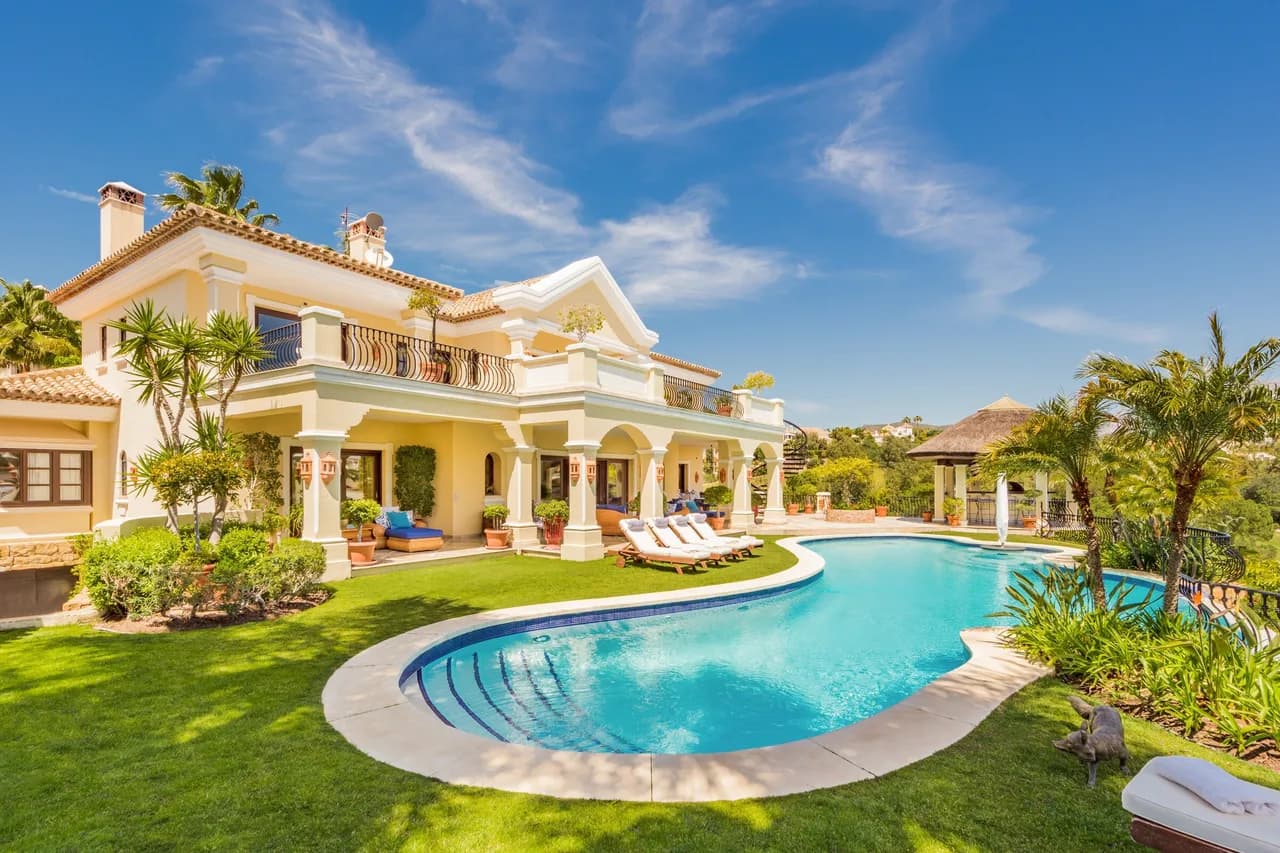 Exclusive Hillside Villa with Indoor Pool and Tennis Court