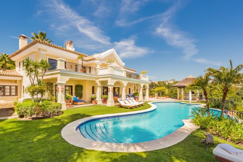 Exclusive Hillside Villa with Indoor Pool and Tennis Court